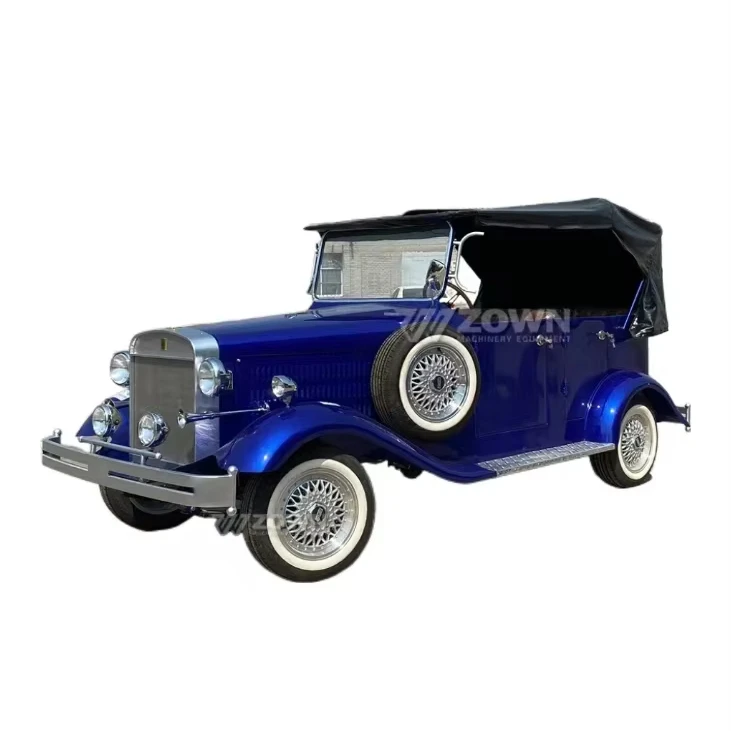 New Design Old Vintage Golf Cart Antique Sightseeing Electric Classic Car Retro Classic Rolls Royce Classic Cars For Sale