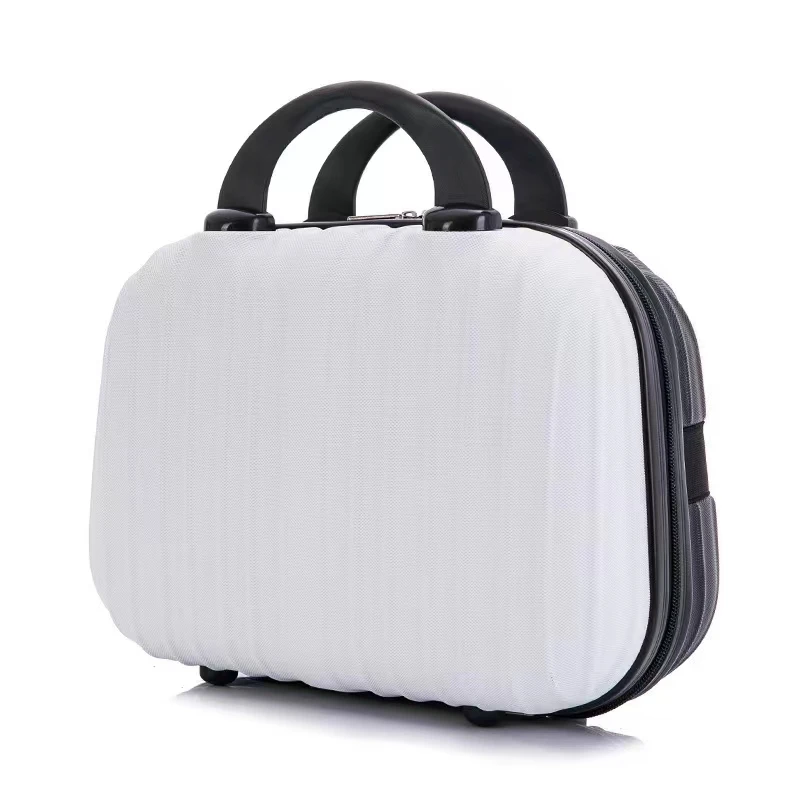Extra Large Pink Cotton Barrel Cosmetic Pencil Case Organizer ABS Zipper Cartoon Storage Solution Skincare Makeup Products