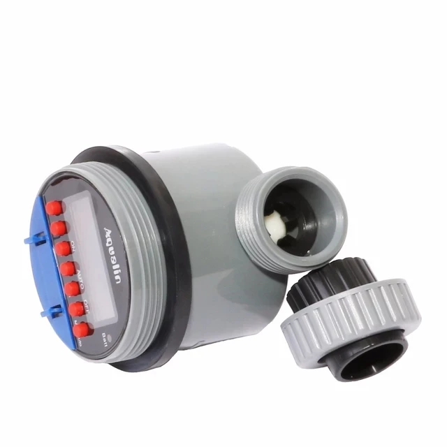 Автоматический таймер полива сада WT21026, электронный шаровой клапан с ЖК-дисплеем, для садового орошения