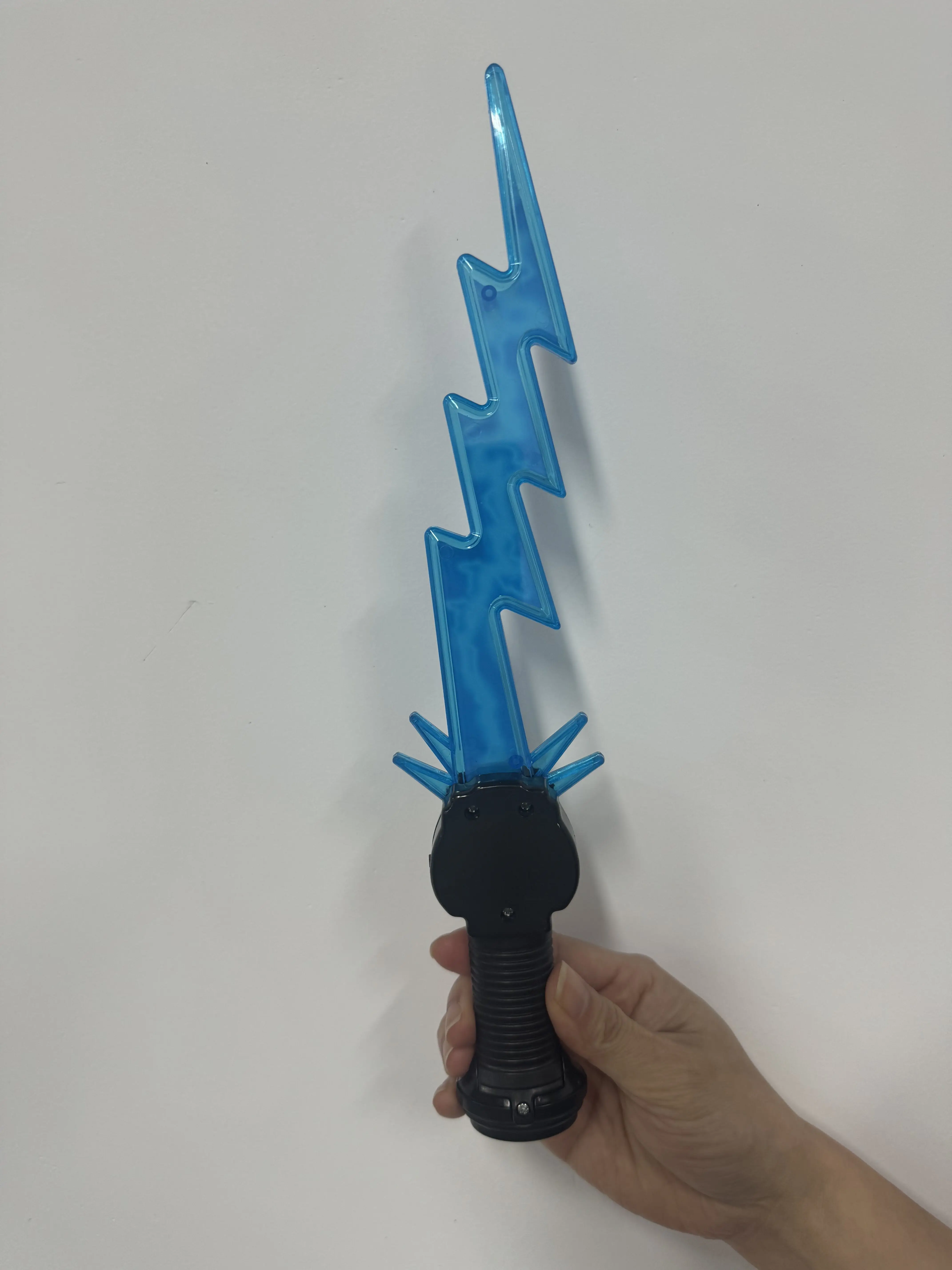 2024 Lights UP cool sword toy new plastic sword games promotional flash toys customized OEM/ODM