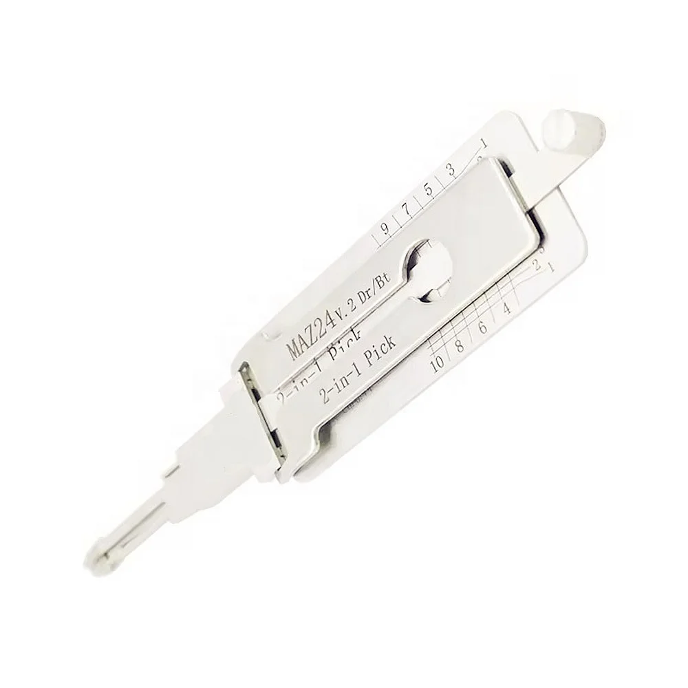 Locksmith Tool Lishi Tool 2 In 1 Lishi MAZ24 2in1 Decoder And Pick For Mazda for Souest for Haima