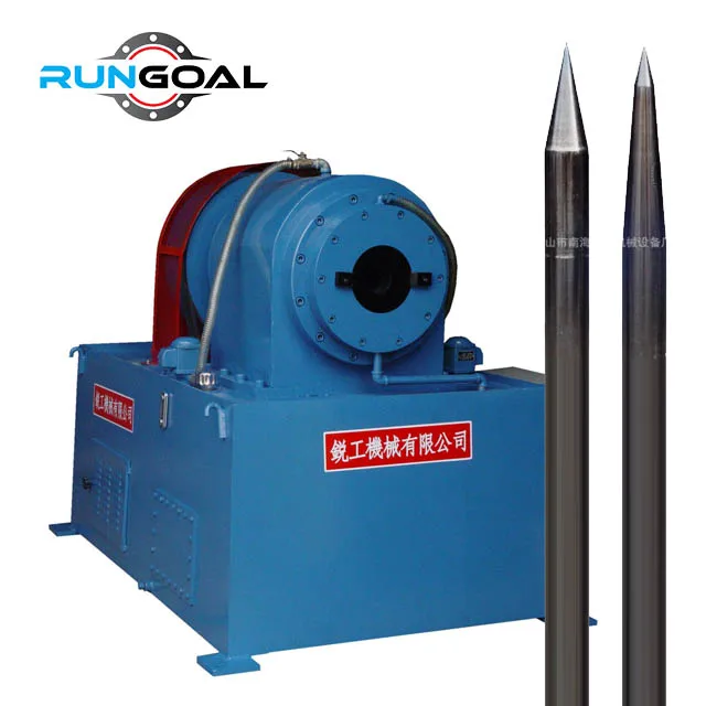 Factory Wholesale Spiral Pipe Shrinking Forming Ground Screw Tube Tapering Machine