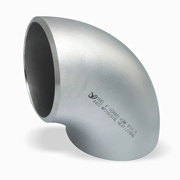 ASME B16.9 SR короткий и длинный радиус 90 градусов из нержавеющей стали бесшовный стыковой сварной локоть