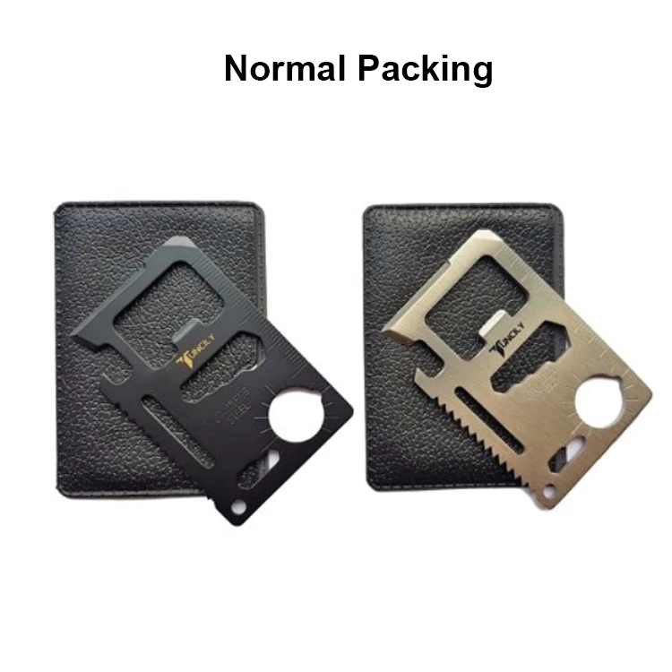 Credit Card Survival Tool 11 in 1 Multipurpose Beer Bottle Opener Portable Wallet Size Useful Pocket Multitool Useful Gift