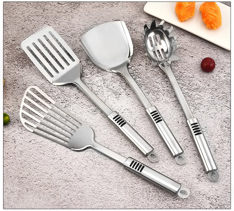 French fries Long handle cooking tools stainless steel potato masher