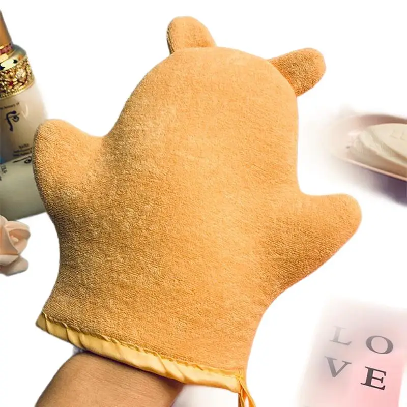 Pet Bath Glove Double Sided Five Fingers Brushes Sponges Scrubbers Single Finger Polyester Scrub Frothing Sponge Shower