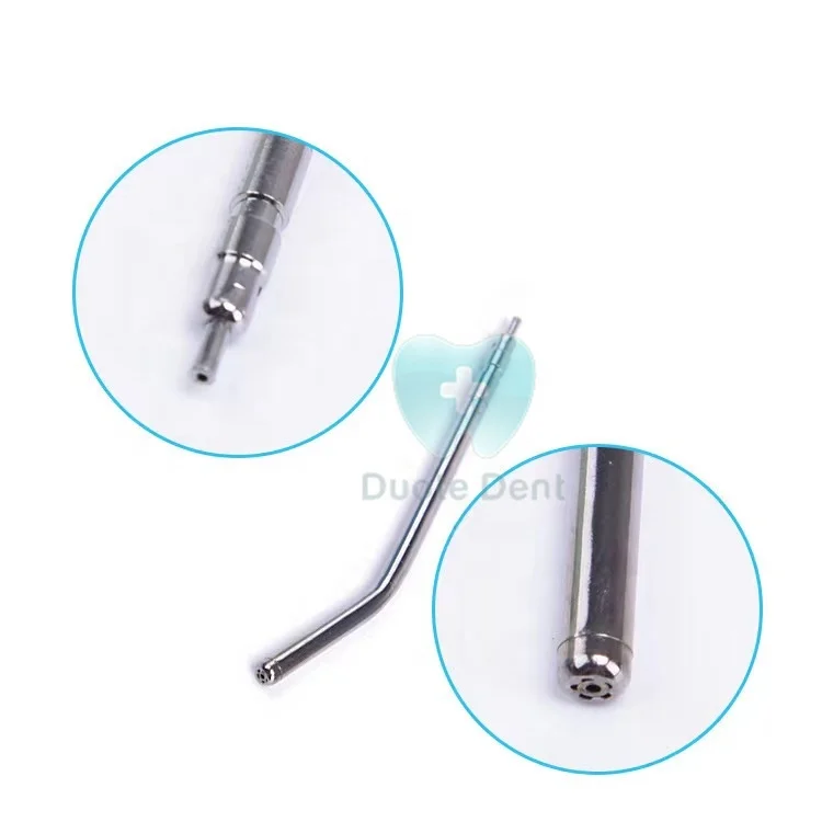 Dental Air/Water Syringe Tips Metal Alloy Spray Nozzles Tips for 3 Way Dental Air Water Syringe