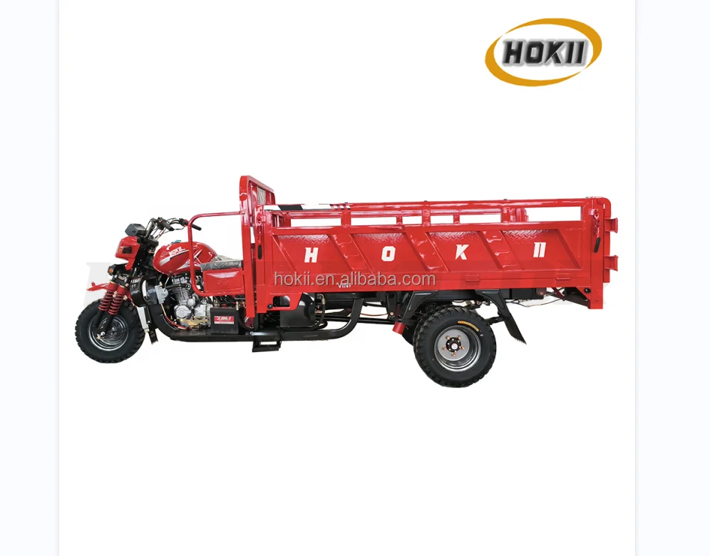 300cc Gasoline Motor Tricycles Motorcycle Cargo Tricycle 3 Wheel Pickup Truck