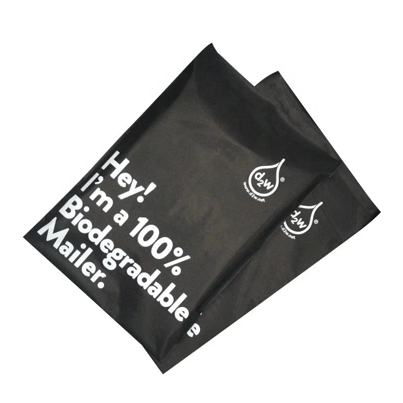 Express Biodegradable Plastic Packaging Polymailer Pink Bag For Clothes Custom Logo Print Poly Mailer Shipping Bag For Clothing