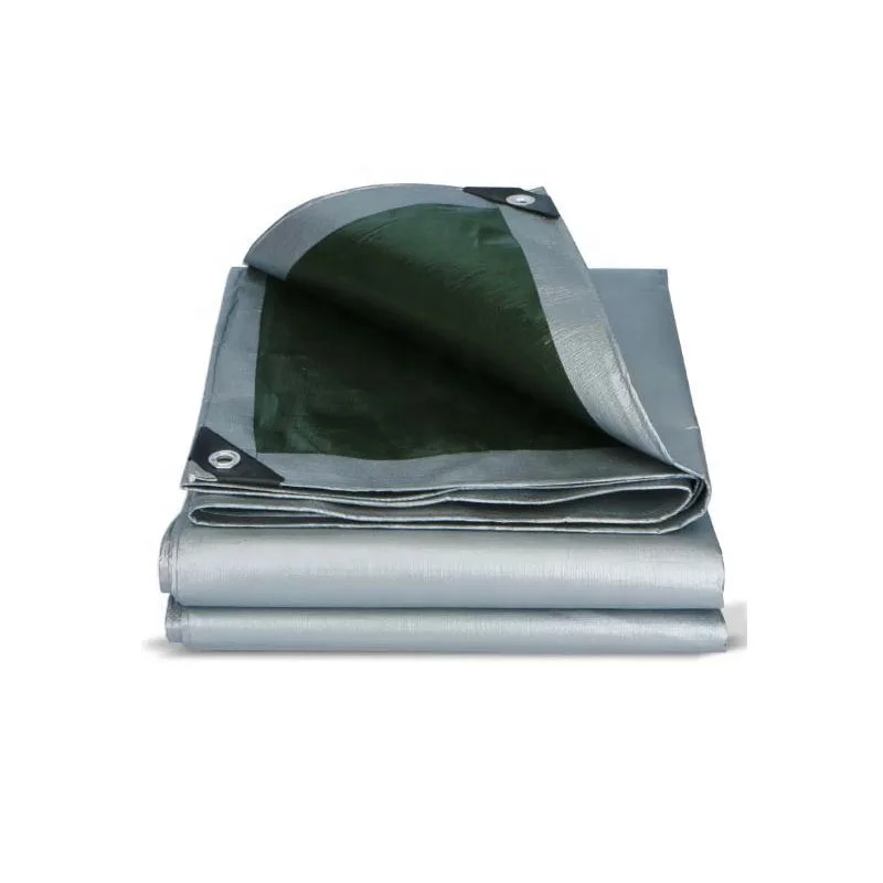 Blue White 4x5 meter Waterproof UV Resistance plastic Korea PE tarpaulins