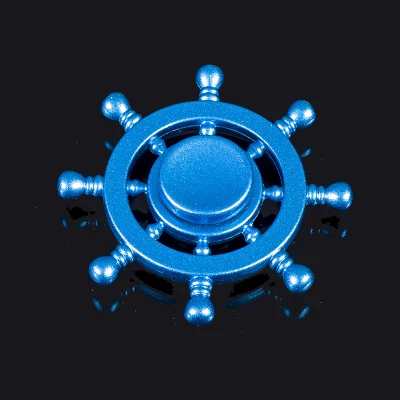 Rainbow Heptagonal Hand Spinner Fidget Zinc Alloy Metal  Finger Spinner Flying Fidget Spinner