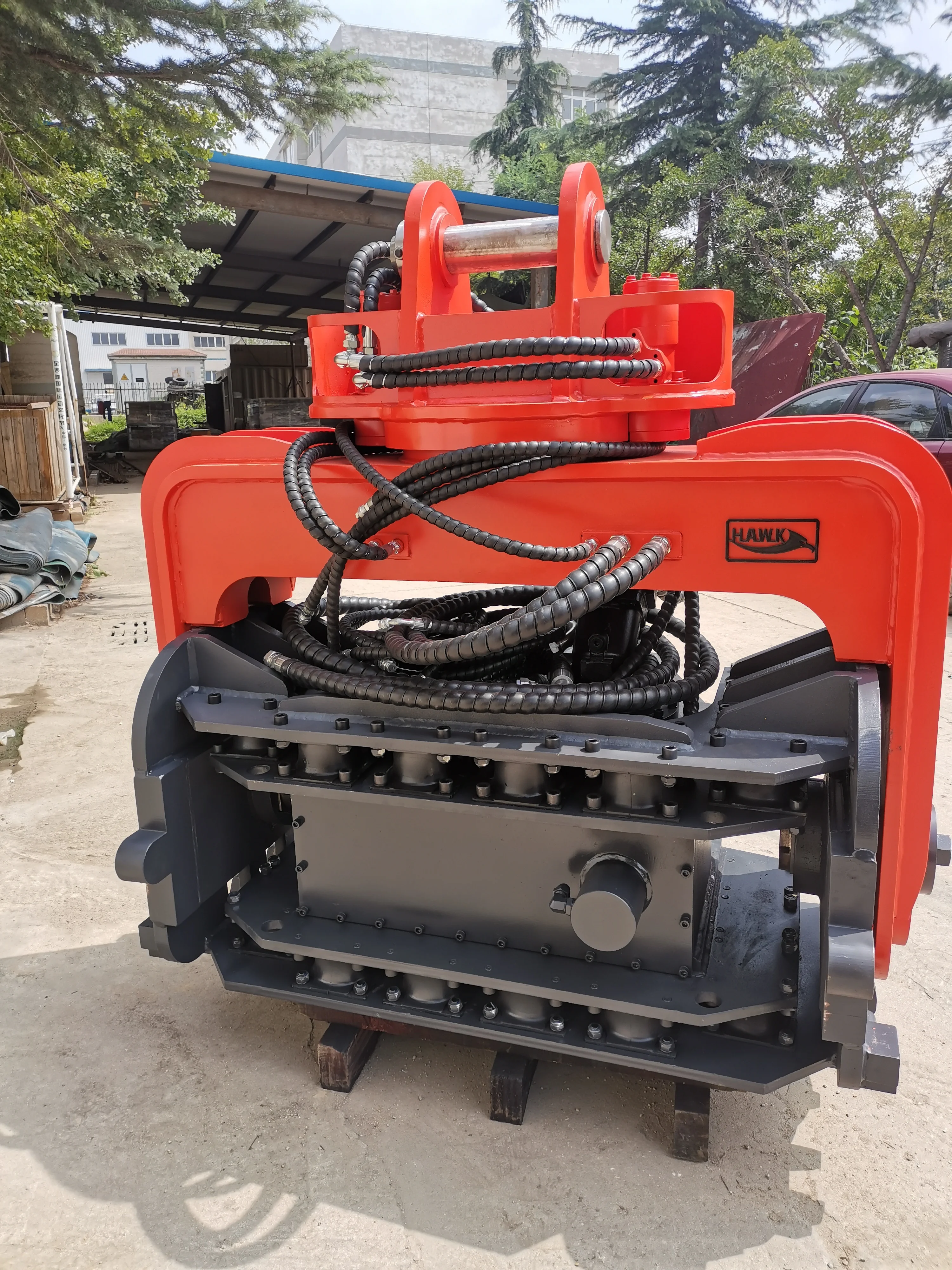 New Excavator Attachment Hydraulic Sheet Pile Hammer with Motor Machinery Parts Core Components