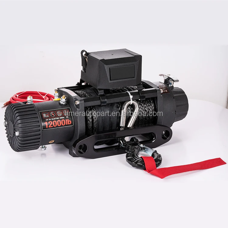 12V 24V Electric Winch Suv Car Heavy Duty Portable Offroad Truck Utes Bed High Speed Trailer Electric Winch