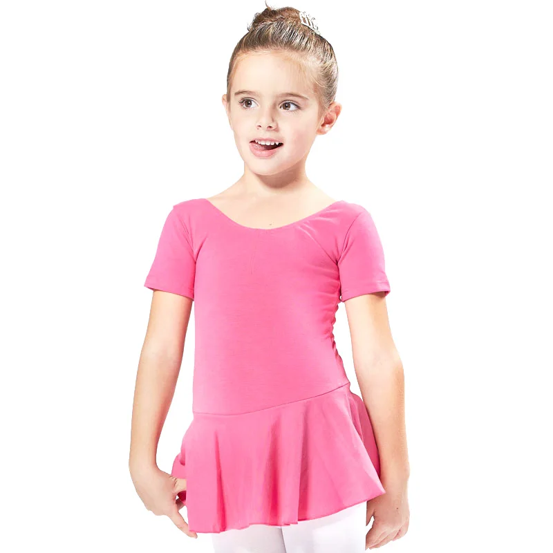 Ballet Skirt Summer Children Dance Dress tutu Professional Costume Practice cottonTight Clothes Leotard Ballet Girl