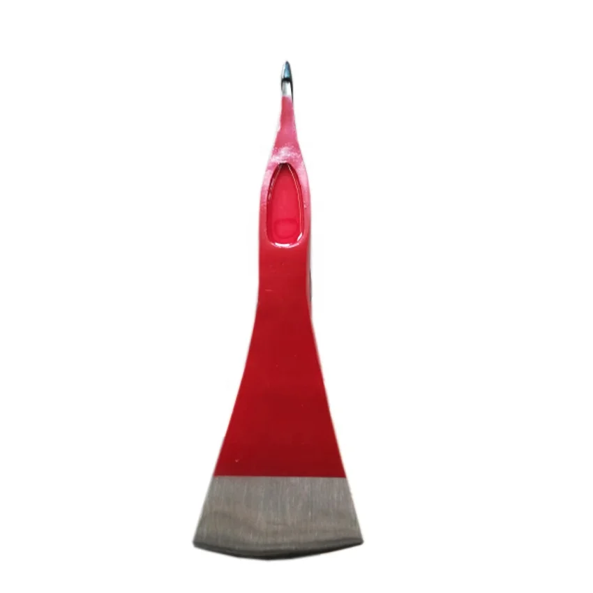 Fire fighting axe with wide cutting blade small lifting end survival axe