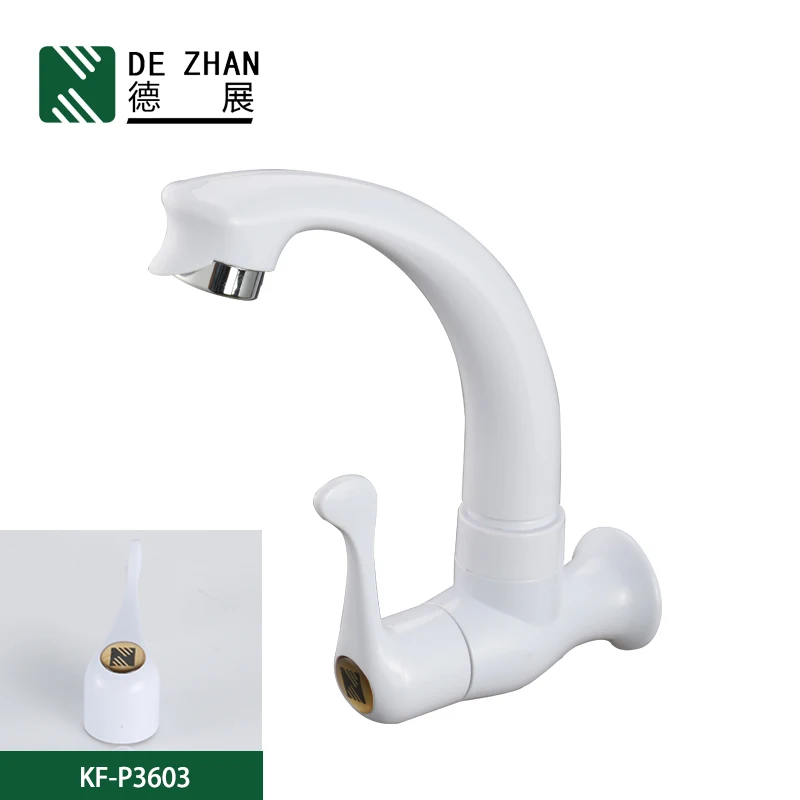 Single Lever Chrome Sink Faucet Cold Water Kitchen Tap Supplier Wall Mounted Modern China CLASSIC Contemporary ABS Plastic G1/2
