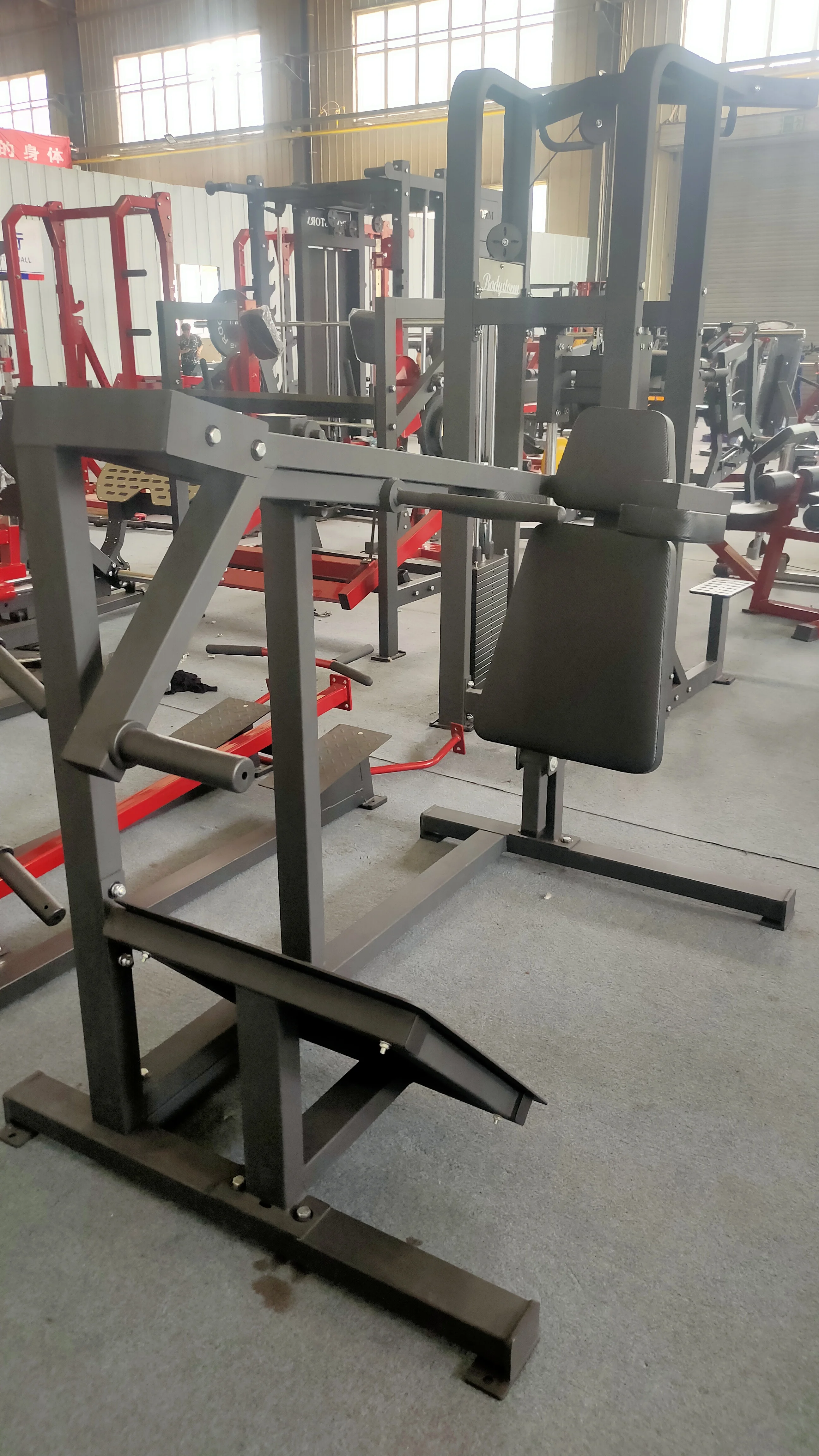 Commercial Gym Equipment Commercial PLATE LOADED PENDULUM SQUAT / LEG PRESS MACHINE