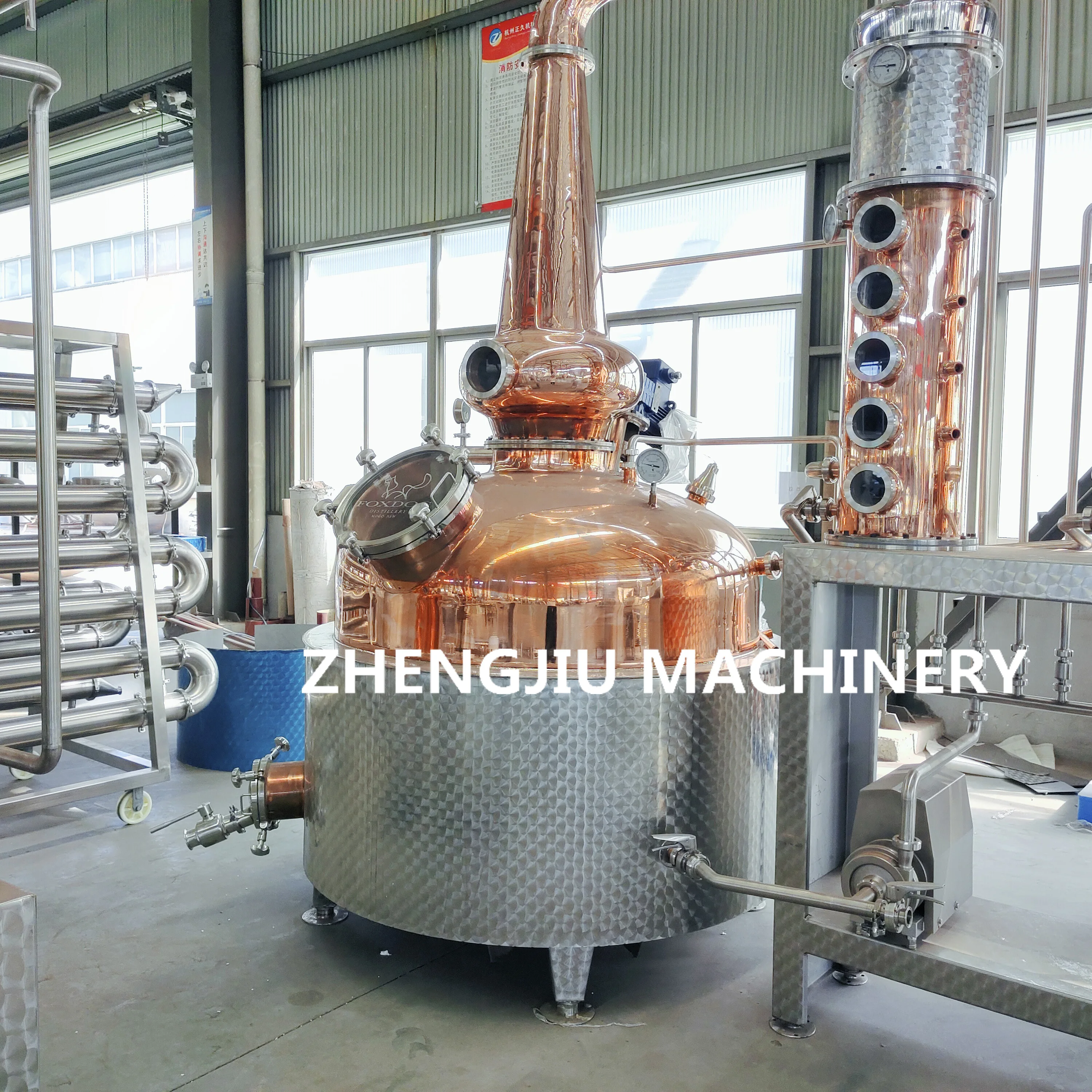 whisky distillation equipment copper distiller vodka distillery for sale