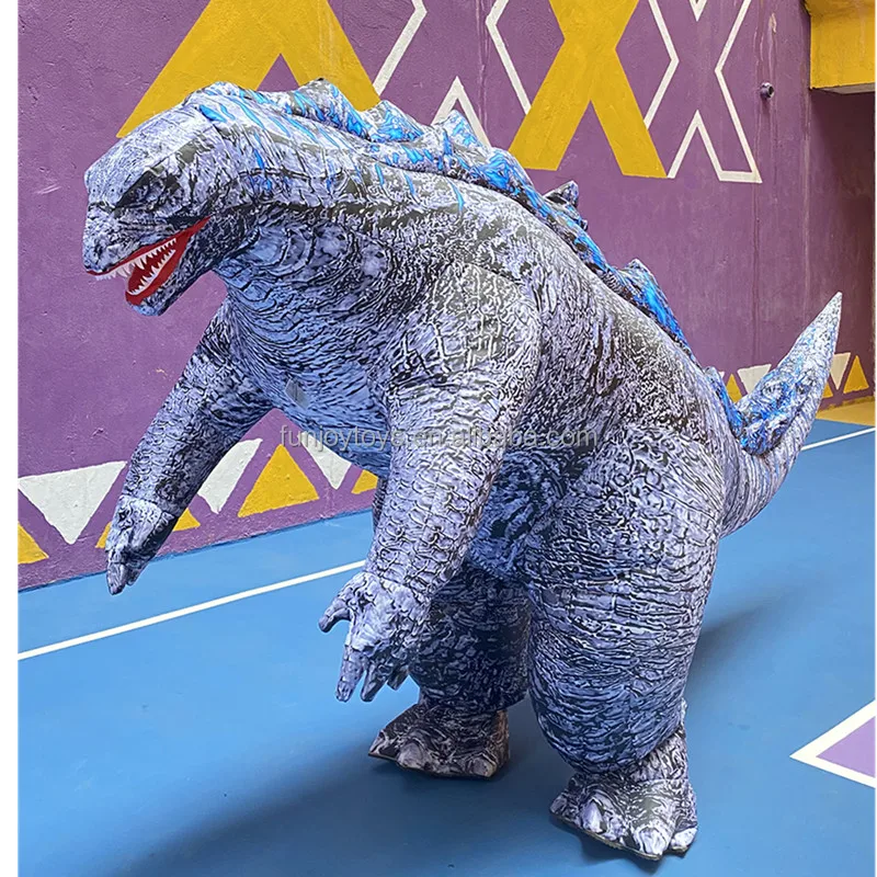 2.6m inflatable Godzilla mascot costume cartoon character dinosaur monster cosplay suits for adults