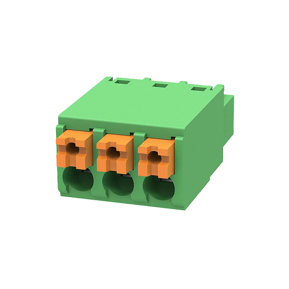 Replace Phoenix FMC 1.5 - ST 15EDGKN 3.5mm 3.81mm pitch pluggable terminal block PVC green conector PCB Pluggable terminal block