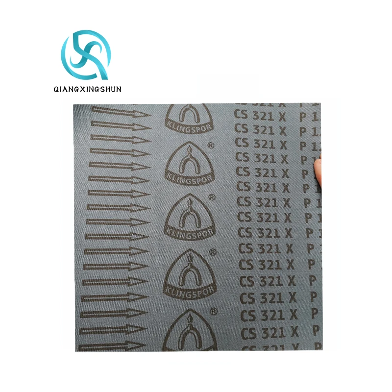 CS 321 X Hard Silicon Carbide Cloth Sandpaper P120 Klingspor Abrasives