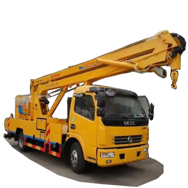 Dongfeng 18m folding boom lift truck installation billboard maintenance street lights mobile aerial platform vehicles