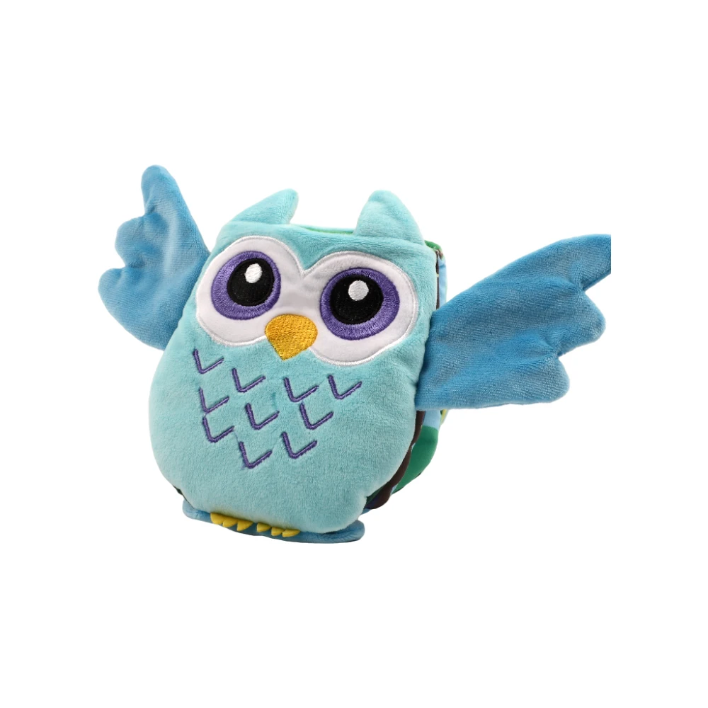 Custom Textile Printing Soft Baby Book Activity Cloth Book Developmental Toys Interactive Baby Puppet Book