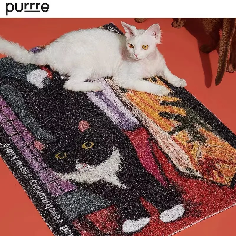 Home Using Pet Products cat litter catcher mat customized pet mat pet feeding mat