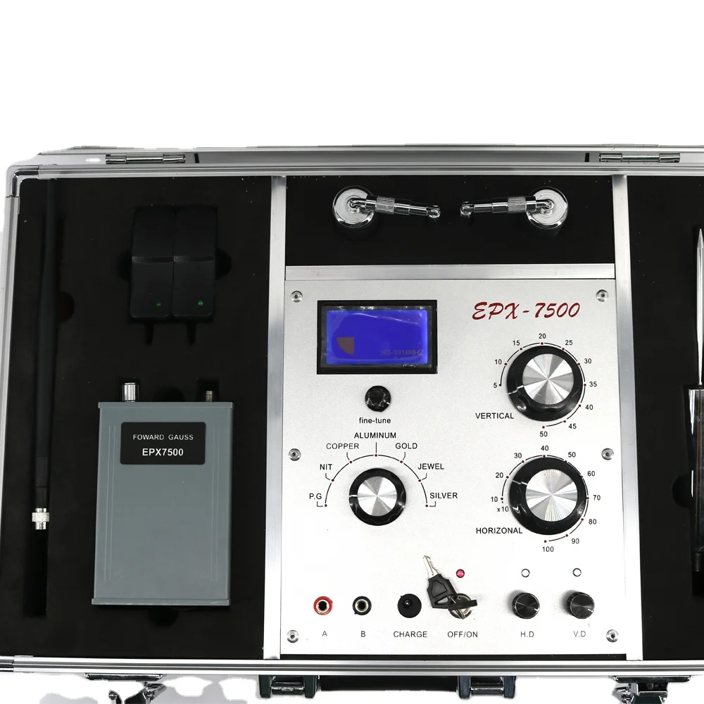 EPX-7500 Underground Metal Detector Long Range EPX7500 Gold Silver Copper Hunter Detecting Depth 5-50m Detecting Range 1000m