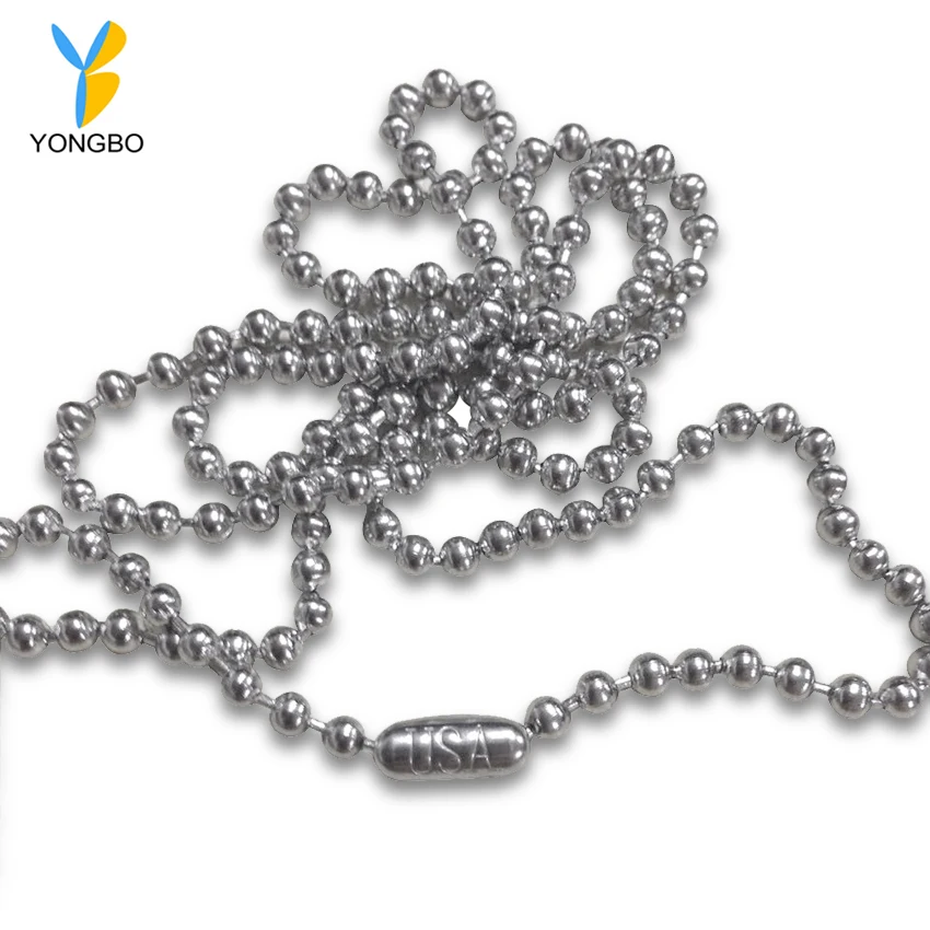 New Product Necklace Ball Chains for Dog Tags