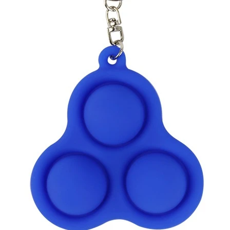 
Simple Keychain Anti Stress fidget toy Silicone Finger Simple Toys 