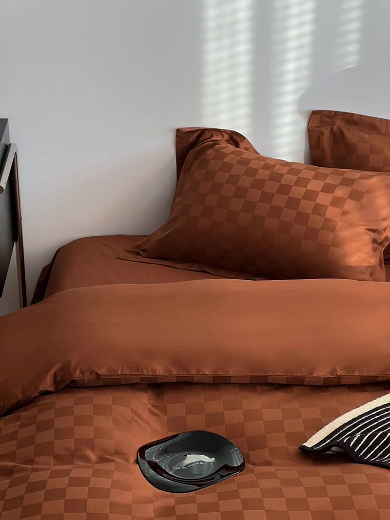 SANHOO 5 Star Hotel Luxury Bedding Set 400 Thread Count Hotel Sheets Percale Sateen Bedsheets