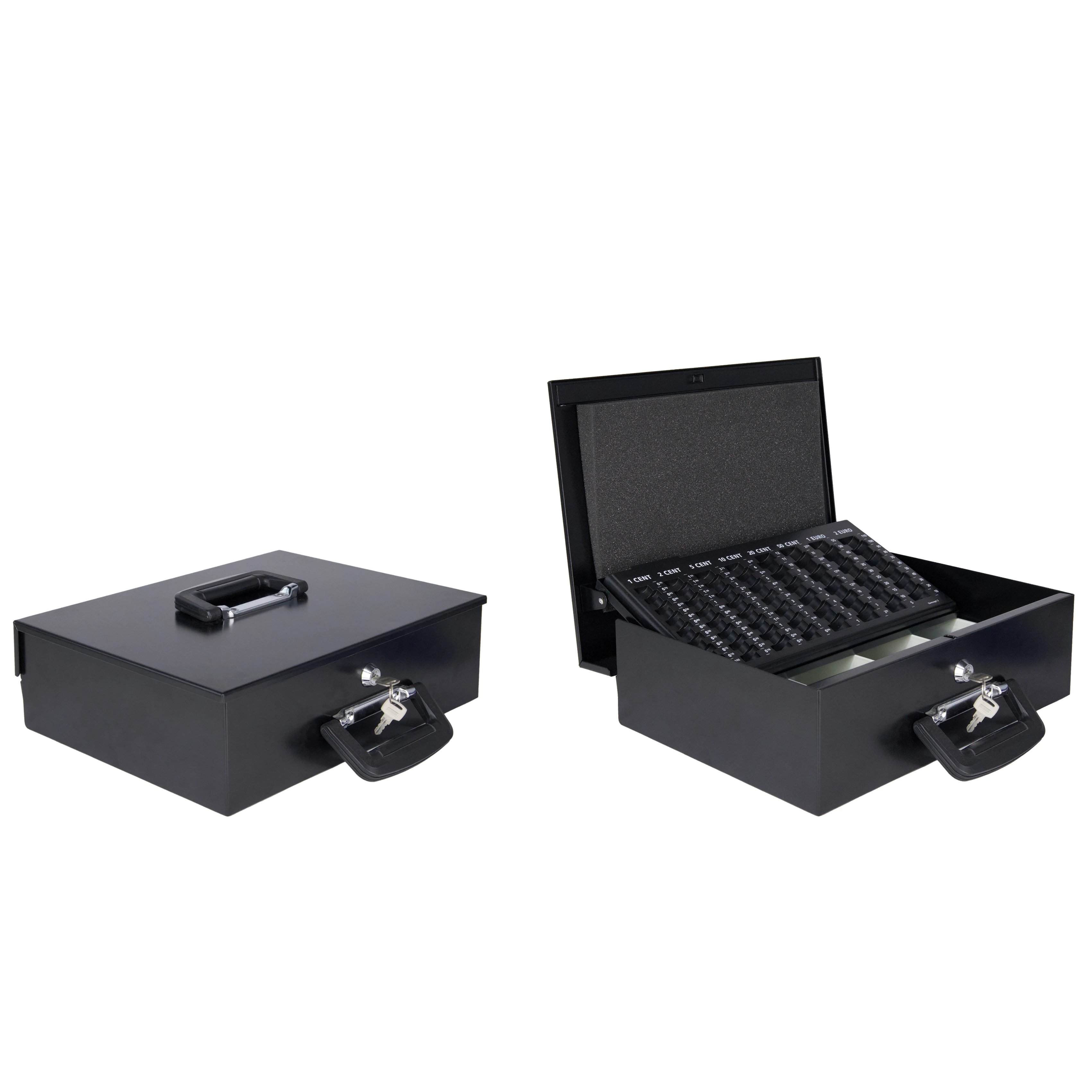 Manufacturer Office Metallic Wall Mounted Big Drawer For Coins Code Key Lock Cash Box