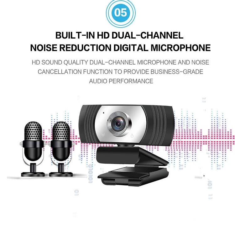 Web Cam 1080P Full HD Web Camera Built-in Microphone 2K USB Plug Wide Angel Live webcam 360 For Computer Mac Laptop YouTube Skyp