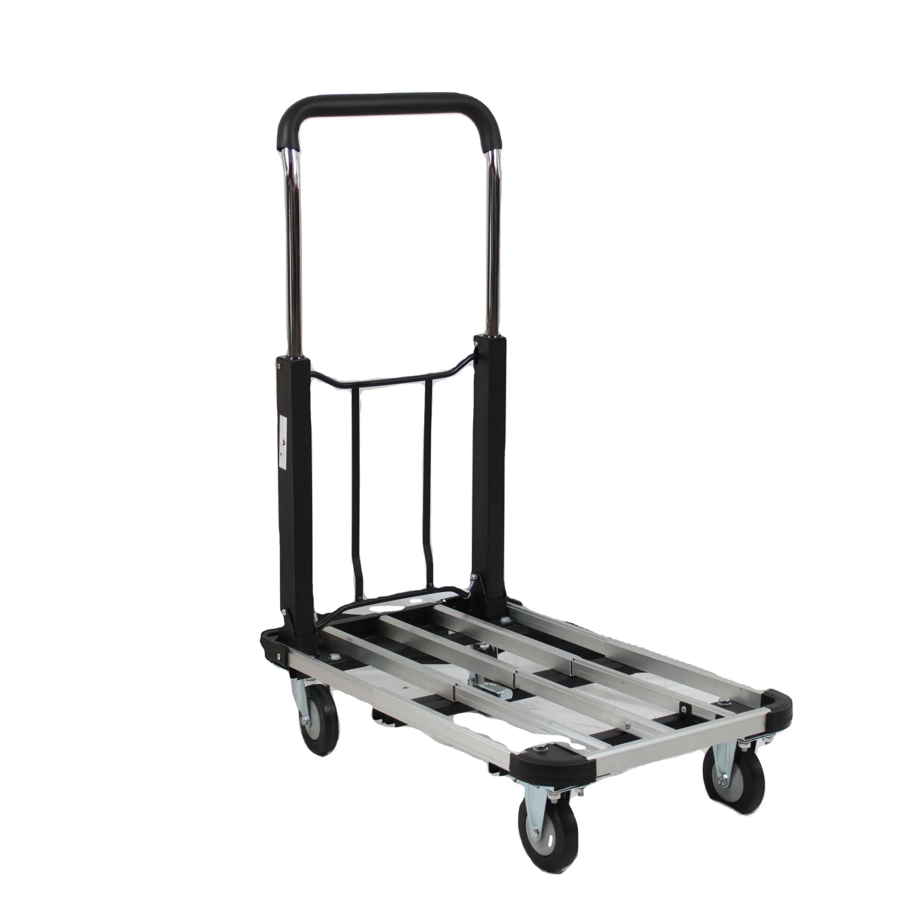2022 Newest Foldable Trolley Manufacturer Customized Wholesale Industrial Transport Aluminum Alloy Platform Truck