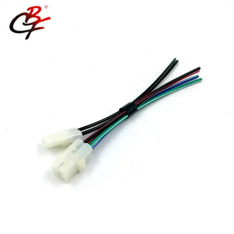 CBF Wholesale Motorcycle 4 wire double socket ignition cdi unit for KYMCO GY6 125/150 CDI connector socket cable wire assembly
