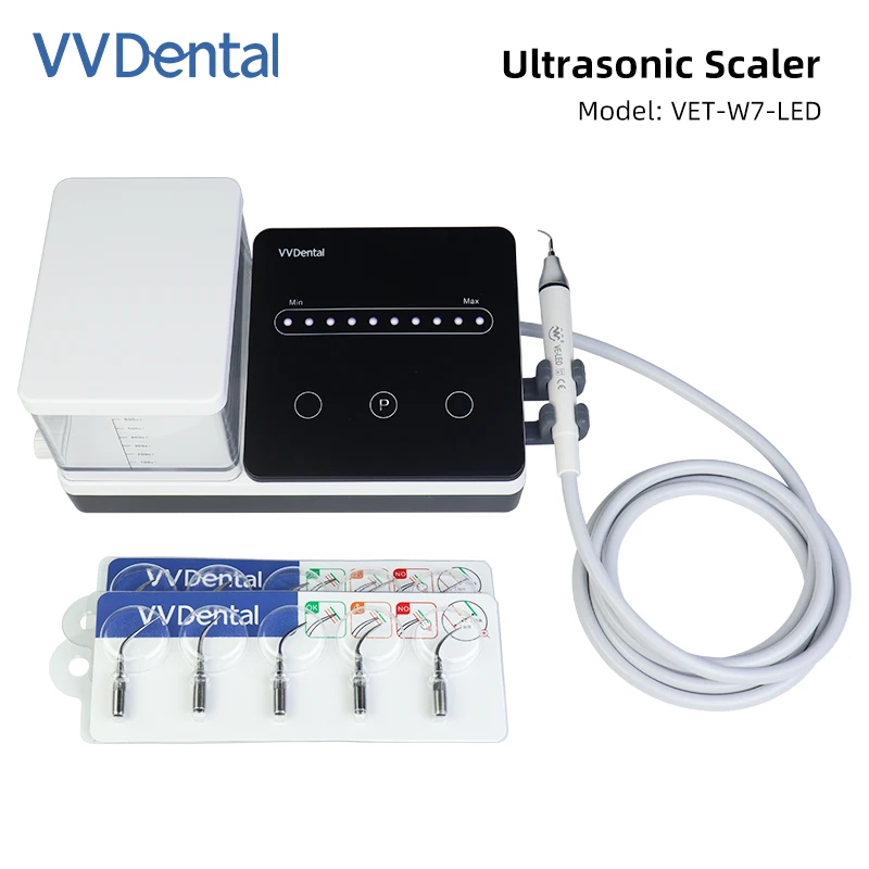 Ultrasonic Dental Scaler Handpiece Kit Dental Ultrasonic Scaler For Root Canal Treatment with 10PCS Tip