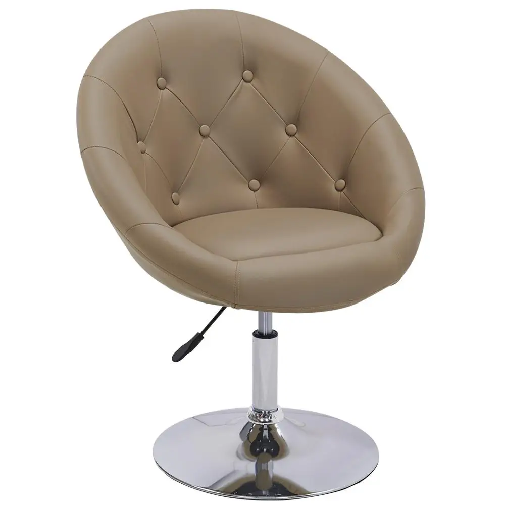 DH Velvet PU Leather Cover Upholstered Seat Adjustable bar chair stool
