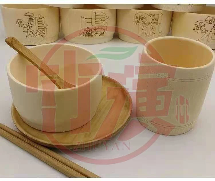 
100% Natural Eco Friendly Handmade Bamboo Customized Cup Reusable Tableware 