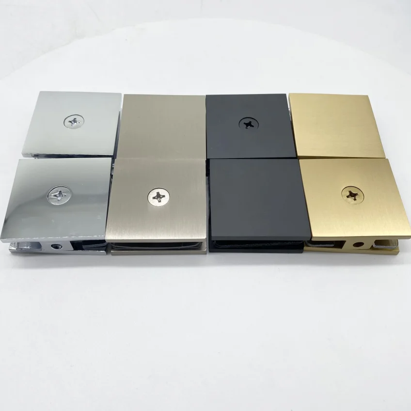 2 Inches Glass Clip Shower Glass Door Hardware Fittings Enclosure Clamp