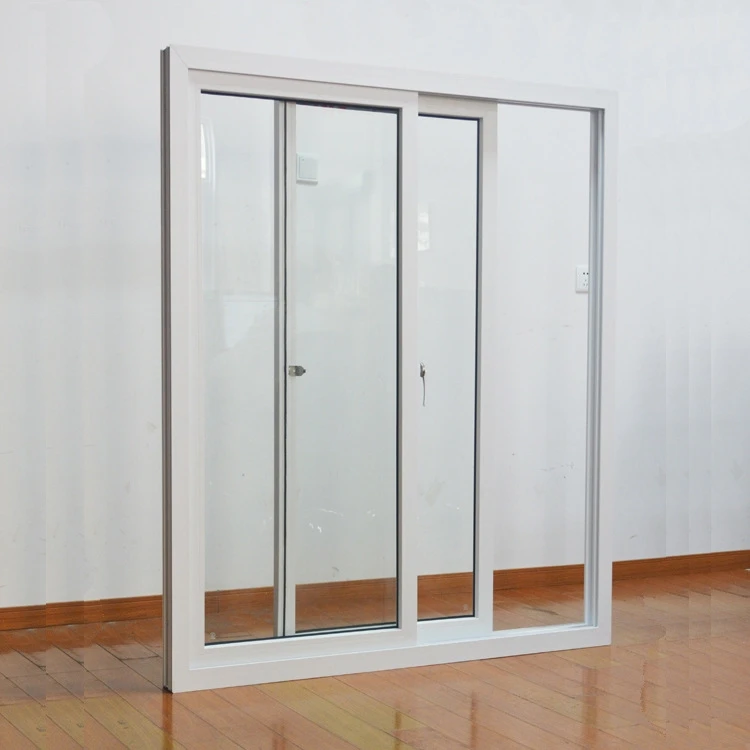 Customized UPVC Windows Double Glazing PVC Casement Horizontal Sliding Window