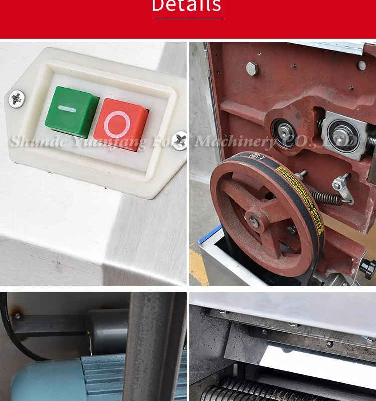 factory outlet electric commercial pizza dough roller machine bakery dough sheeter machine pasta making machine noodle maker