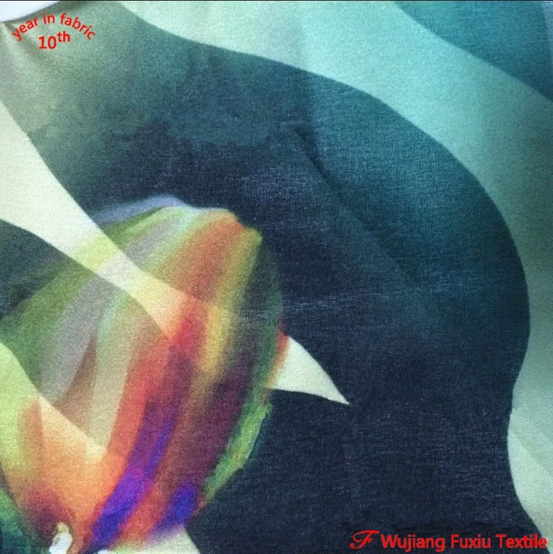 Stock Printing or Dye Satin Sublimation Fabric Arab Scarf Fabric 100% Polyester Scarf Tulle fabric