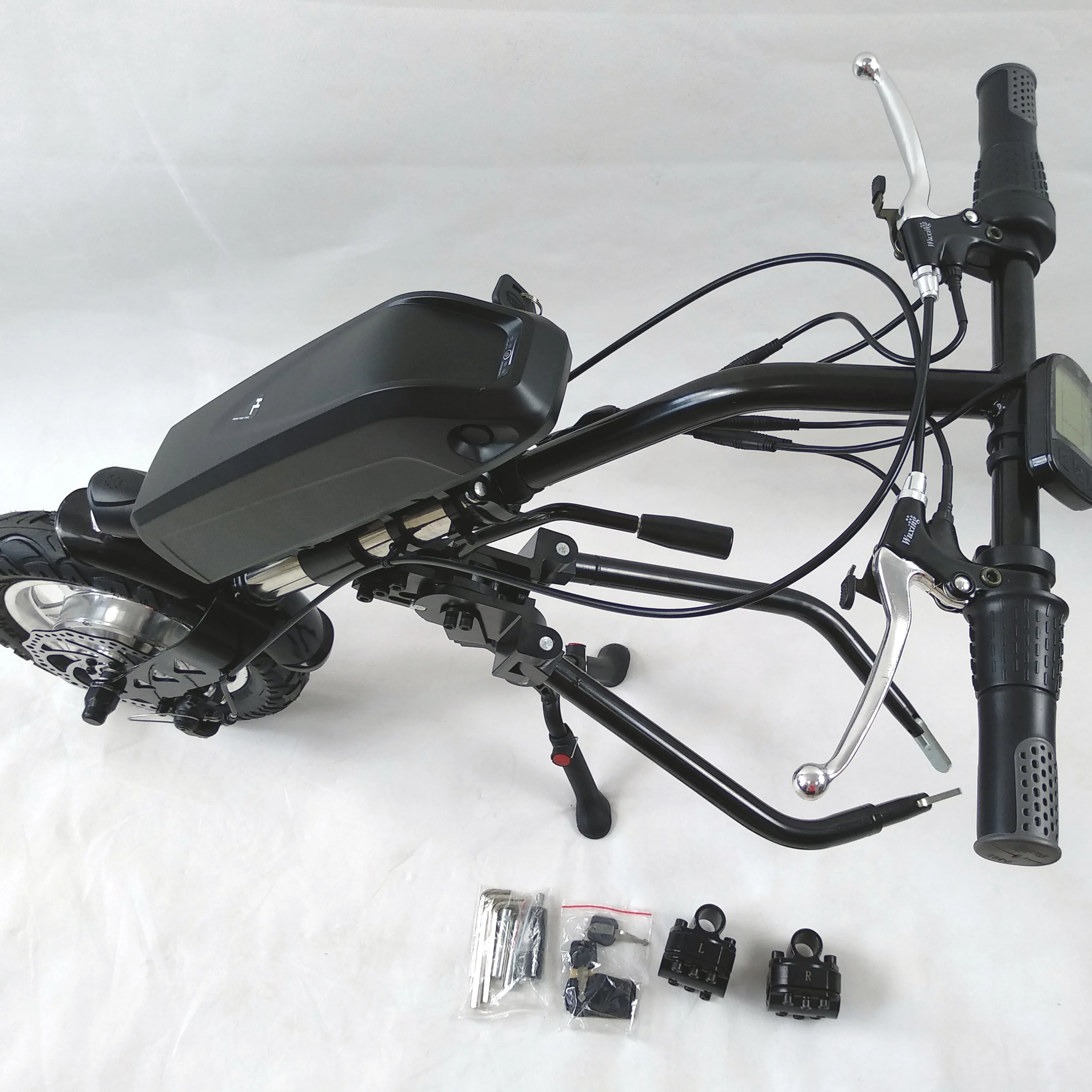 
Quick Delivery Intermediate Connector Handbike To Folding Wheelchair 250W 350W 12' 16' Tricicle Electric Handcycle 