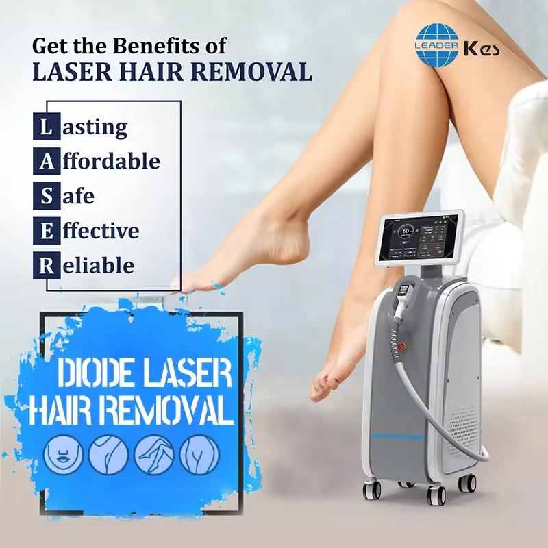 KES wholesale laser hair removal alexandrite dioe laser titanium laser hair removal machine made in China