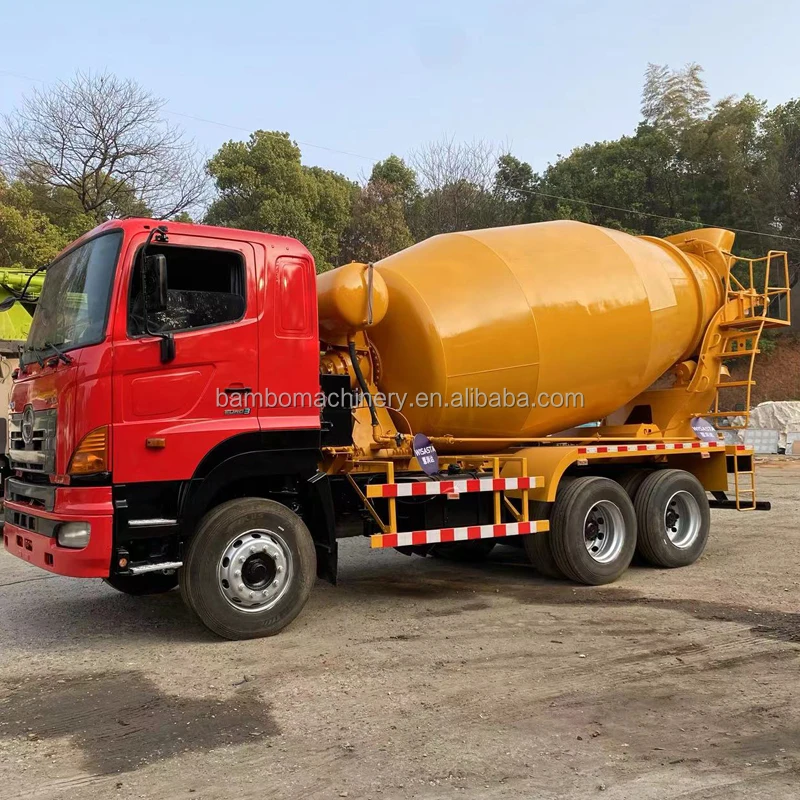 Small Portable Hino Concrete Mixer In Saudi Arabia Dubai Low Price