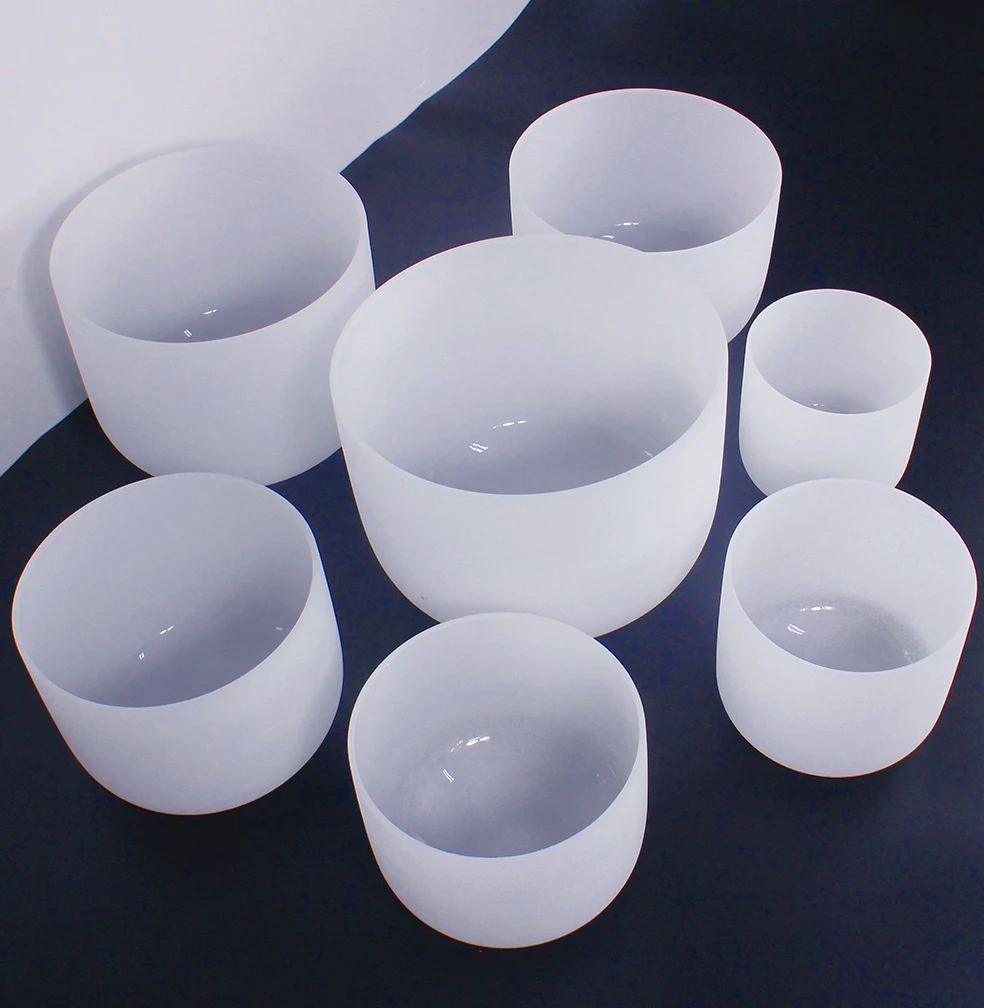 SIHE производство, оптовая продажа, 6-14 дюймов, Звукоизолирующая Хрустальная чаша, набор Поющая чаша