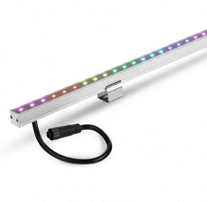 Адресуемая IP68 rgb Светодиодная лента светодиодная полоса dmx твердый свет для строительного