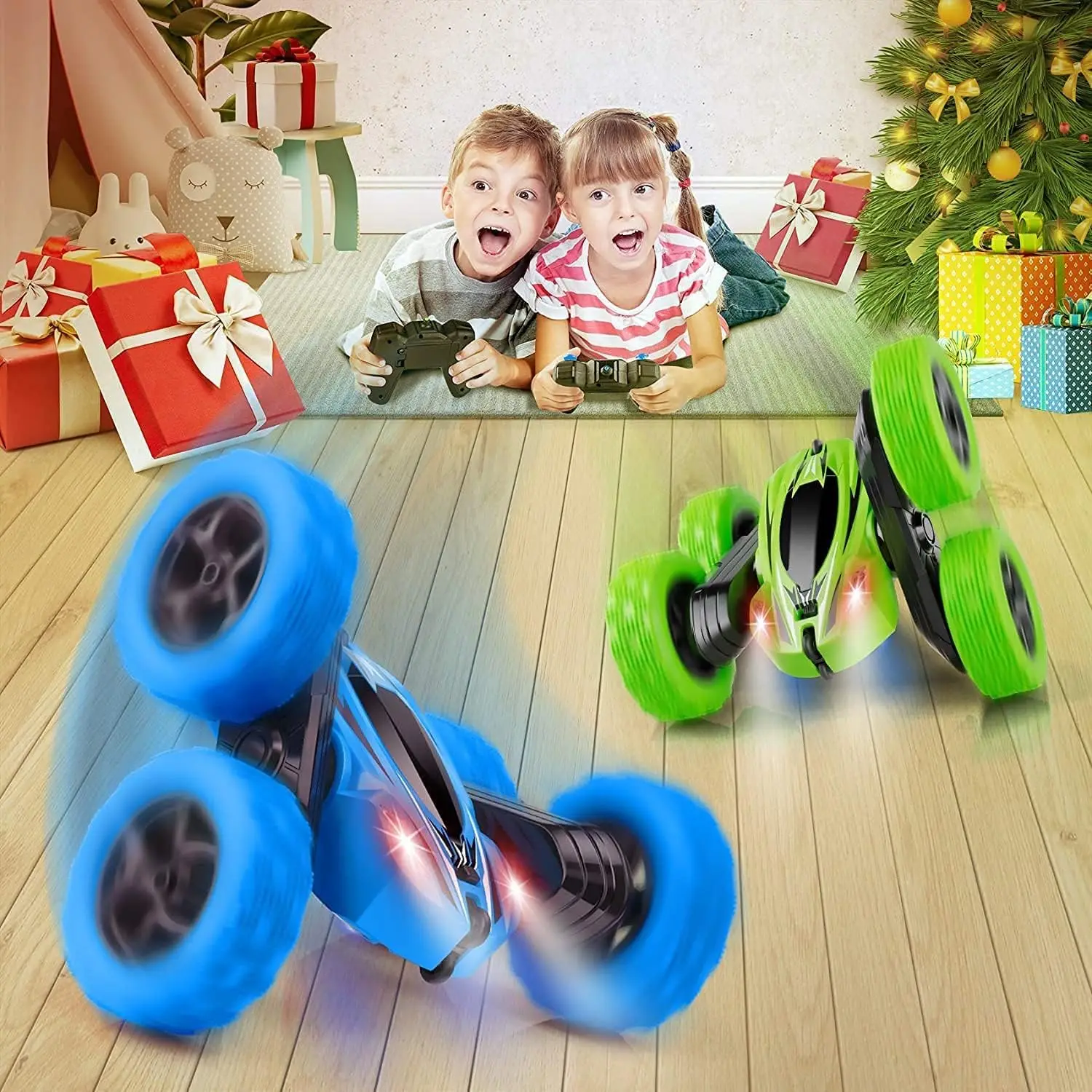 East  Car Toy 4WD 2.4Ghz Double Sided Rotating Car Ddp Door To Door Shipping To Saudi Arabia For Sale