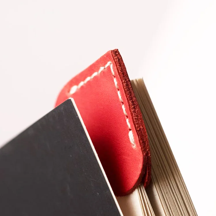 Может быть с принтом логотипа на заказ кожаная Закладка